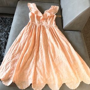 Vintage cremieux maxi dress